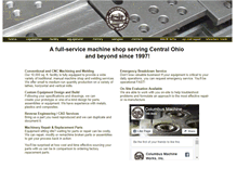 Tablet Screenshot of columbusmachine.com